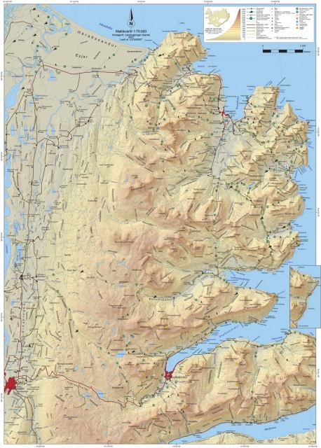 G&ouml;ngulei&eth;akort fyrir V&iacute;knasl&oacute;&eth;ir sem er f&aacute;anlegt hj&aacute; &ouml;llum fer&eth;a&thorn;j&oacute;nustua&eth;ilum &aacute; Borgarfir&eth;i eystri