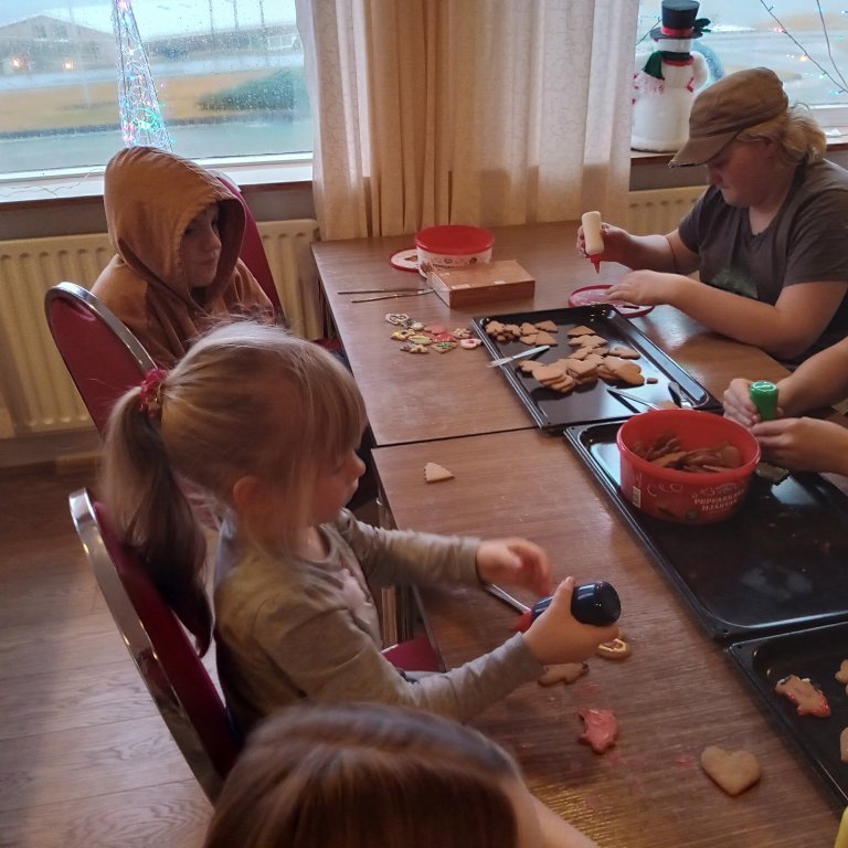 Jólabakstur grunnskólans 10. des. 2020