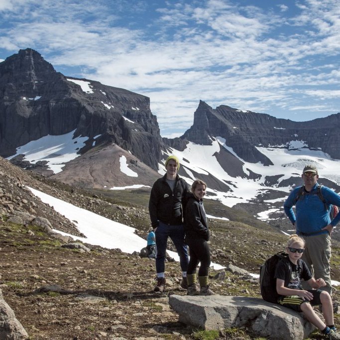 Dyrfjöll á leið í Stórurð