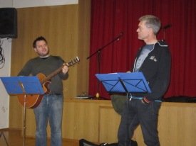 Svavar  Knútur og Aðalsteinn Ásberg