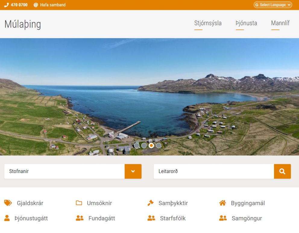 Ný heimasíða Múlaþings