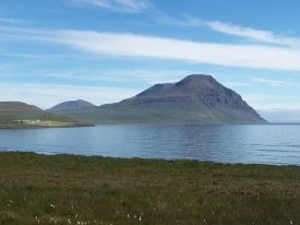 Skeytið fannst í fjörunni við Gunnólfsvíkurfjall