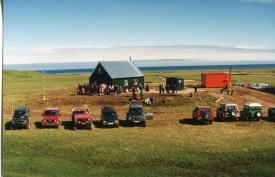 Vígsla Breiðuvíkurskálans árið 1998