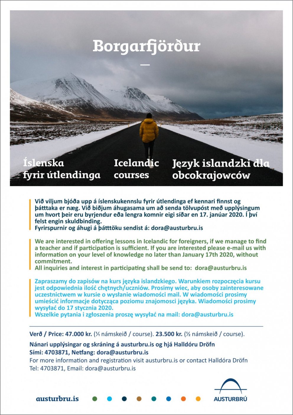 Íslenska fyrir útlendinga - Icelandic courses