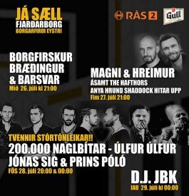 Miðasala á alla viðburði í Fjarðarborg í Bræðsluvikunni