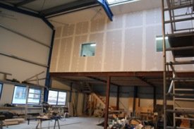 Nýja aðstaðan niðri á Heiði