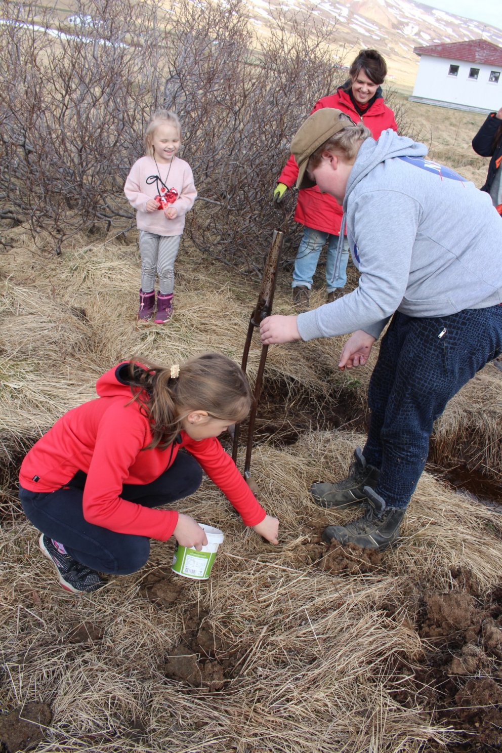 Heimsókn frá landgræðslunni