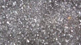 Útsýni frá skólanum yfir að Hreppstofu í morgun