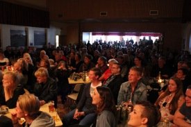 Tónleikagestir í gærkvöldi