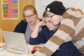 Í upphafi settu nemendur sér markmið