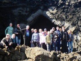 Hópurinn í Kirkjudyrunum