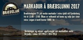 Langar þig að selja vörur á Bræðslunni?