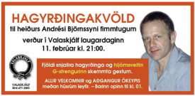 Andrés Björnsson fimmtugur