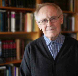 Gissur Ó. Erlingsson. Myndin var tekin þegar Gissur var hundrað ára. (Ljósm. Tómas Jónasson.)