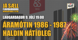 Áramótin '86 - '87 haldin hátíðleg á laugardaginn í Fjarðarborg