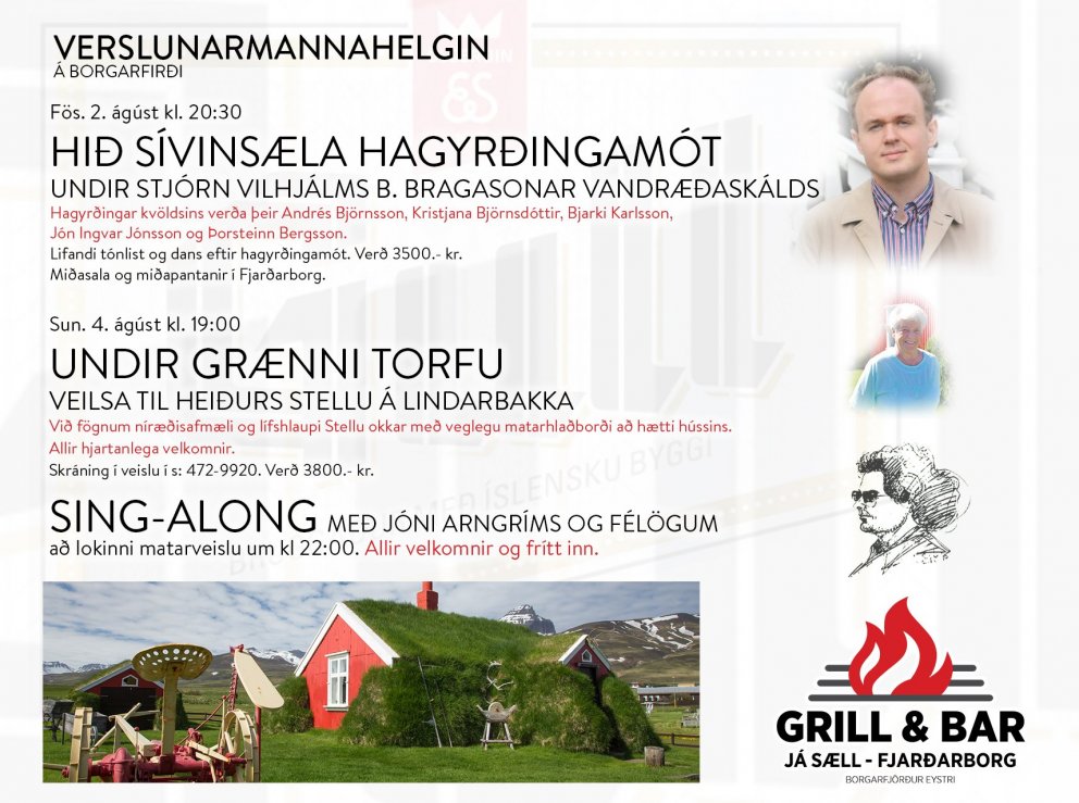 Verslunarmannahelgin á Borgarfirði