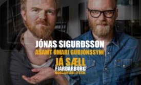 Jónas og Ómar Guðjóns í Fjarðarborg. Frítt inn í boði UMFB!