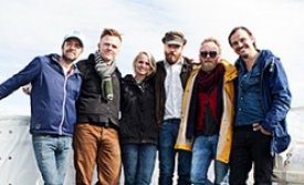 Áhöfnin á Húna á Borgarfirði núna á fimmtudaginn