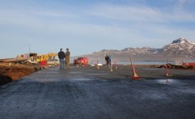 Úti á Álfheimum í dag