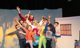 Frábærir krakkar á æfingu