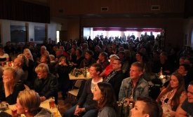 Tónleikagestir í gærkvöldi