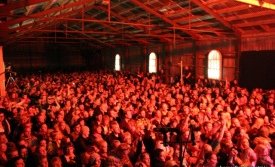 Tónleikagestir Bræðslunnar í rífandi stuði