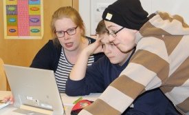 Í upphafi settu nemendur sér markmið