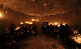 Frá tónleikunum í vatnstanknum