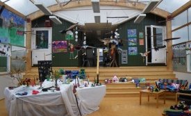 Sýningin í miðrýminu