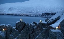 Kveikt á kertum í Álfaborginni