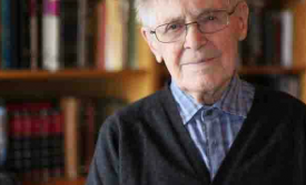 Gissur Ó. Erlingsson. Myndin var tekin þegar Gissur var hundrað ára. (Ljósm. Tómas Jónasson.)